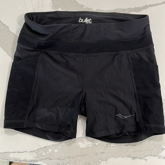 Saucony bullet series running shorts - size small - Picture 1 of 3